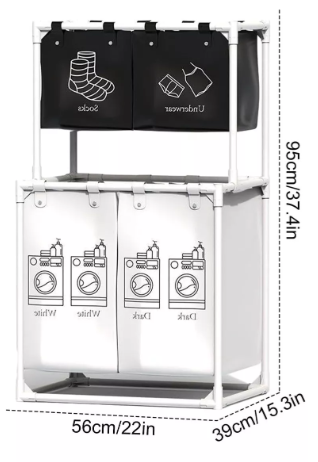 Miniatura 3 de Cesta Organizadora de Ropa X4